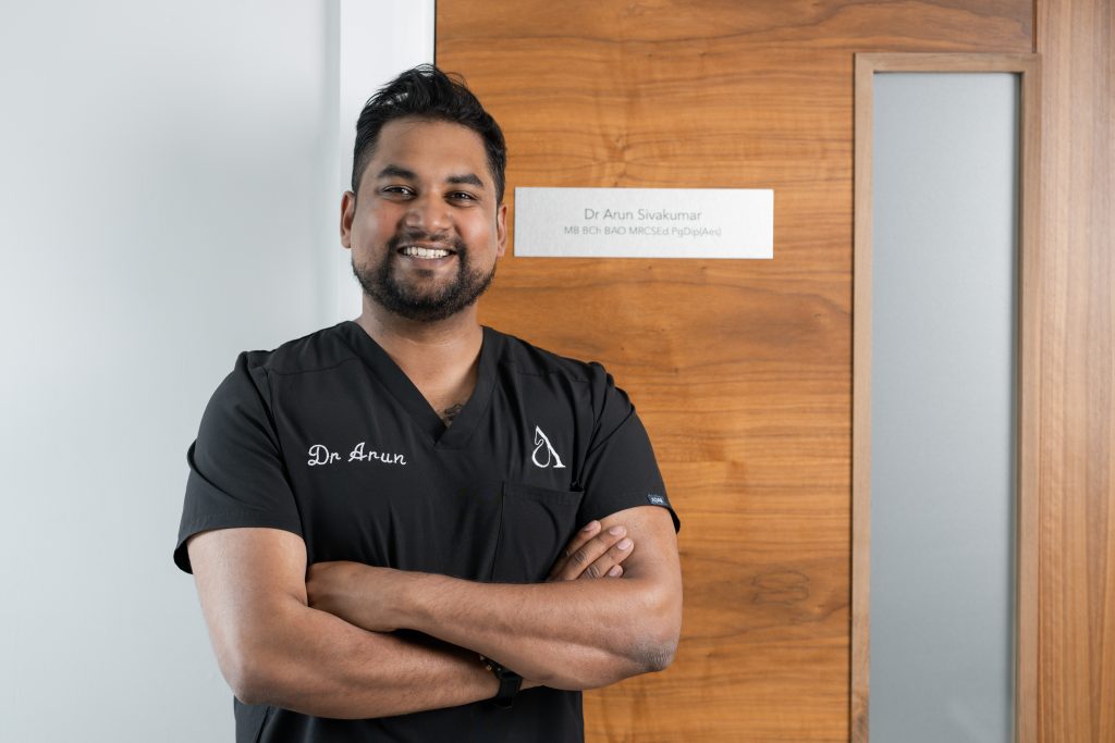 Discover premium aesthetic treatments with Dr. Arun at A Aesthetics North Coast and Derry/Londonderry. Multi-award-winning expert in facial rejuvenation, dermal fillers, PRP, and more. Book now for radiant skin!